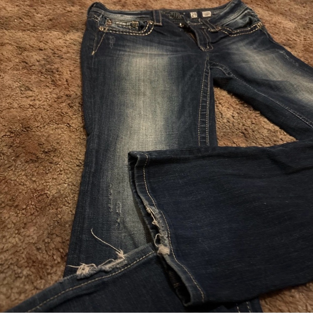 Miss Me Dark Blue Boot Cut Jeans